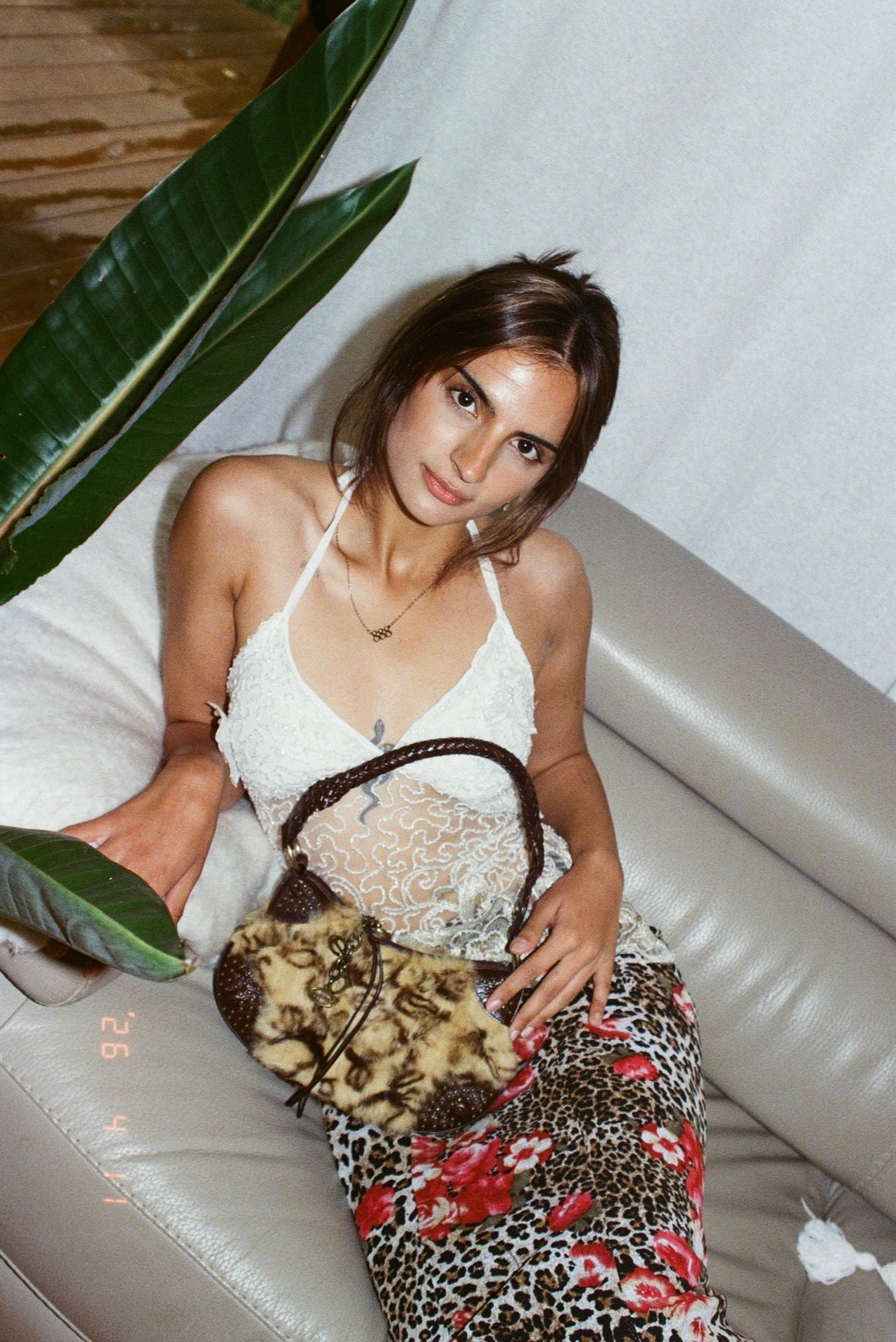 Bebe Rare Fur Bag