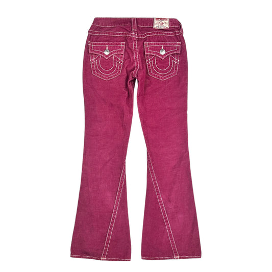 True Religion Pink Corduroy Pants