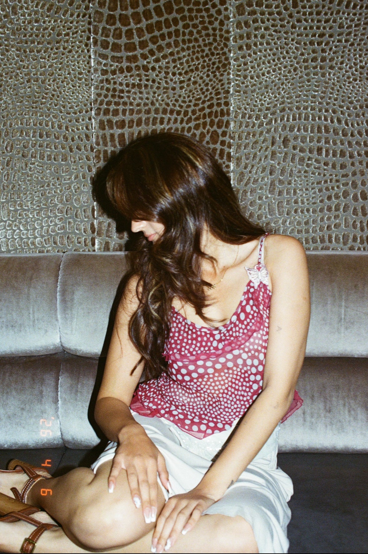 Dreamy Polka Dot Butterfly Cami