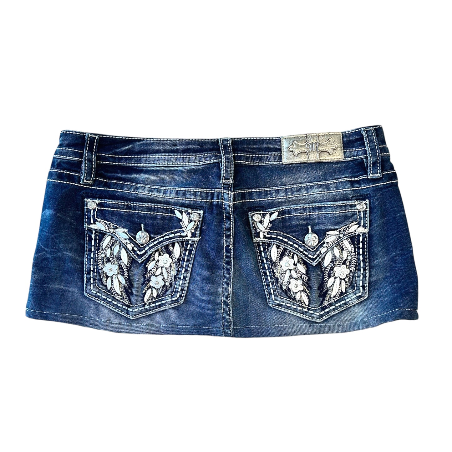 Miss Me Denim Mini Skirt
