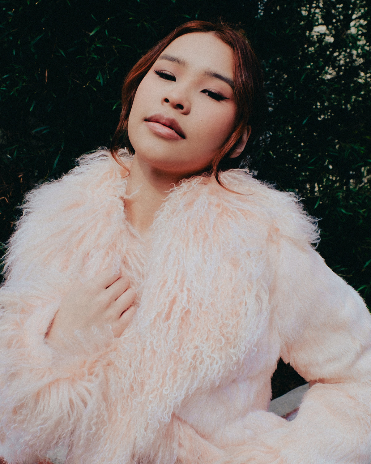 Pink Genuine Fur Jacket