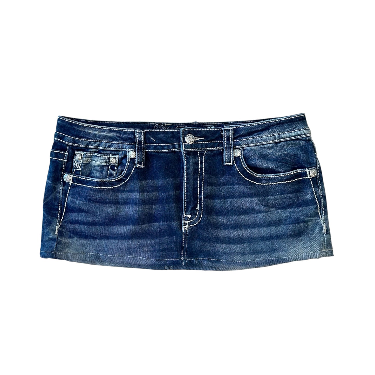 Miss Me Denim Mini Skirt