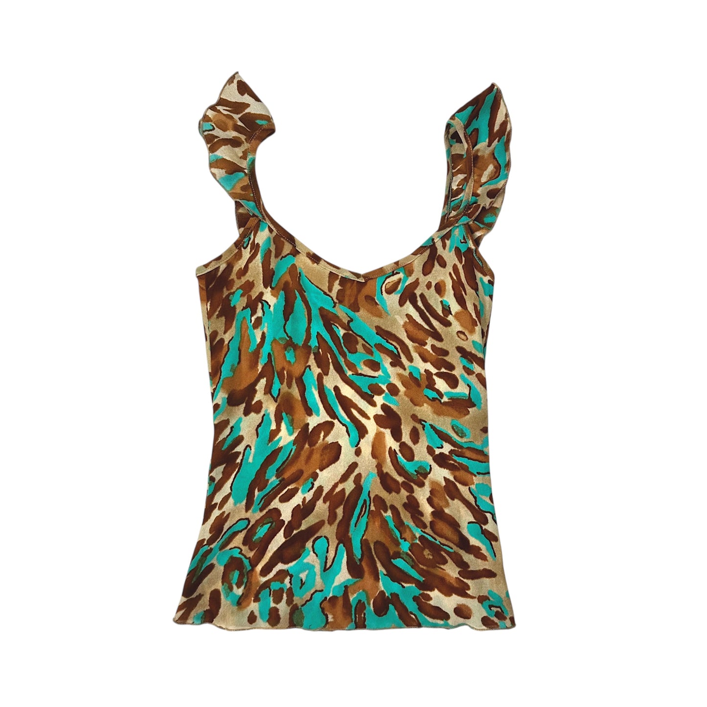 Morgan De Toi Leopard Mesh Cami