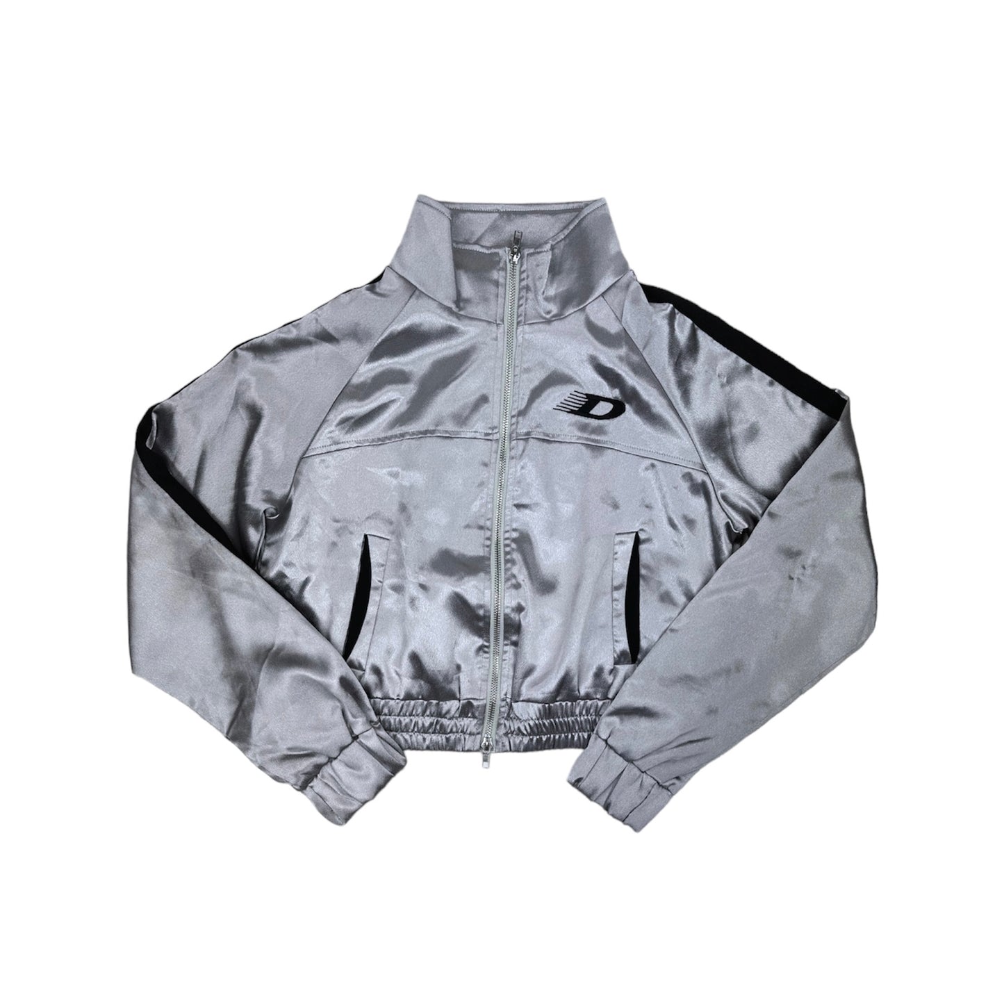 Diesel Silver Zip Up Jacket
