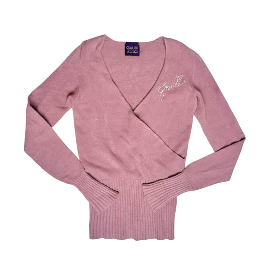 Italian Rhinestone Wrap Knit
