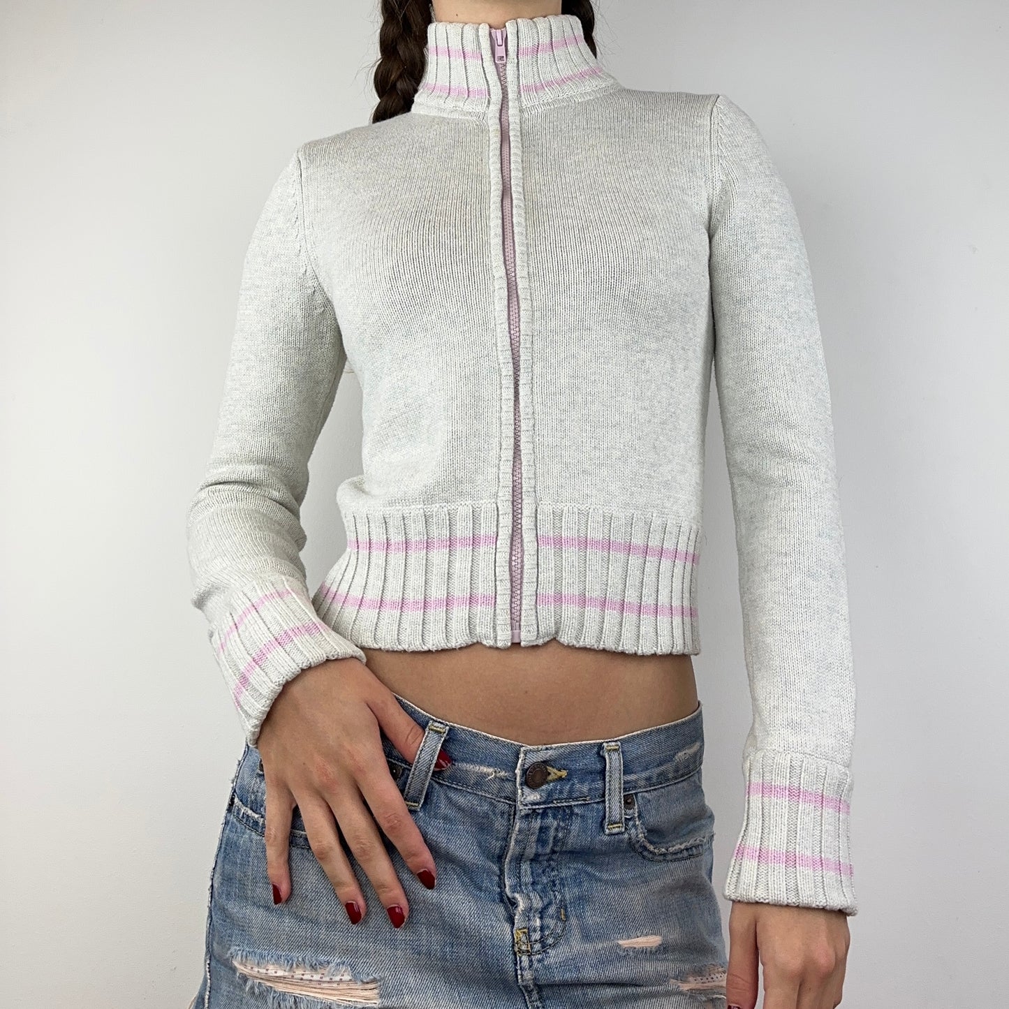 DKNY Active Knit Zip Up