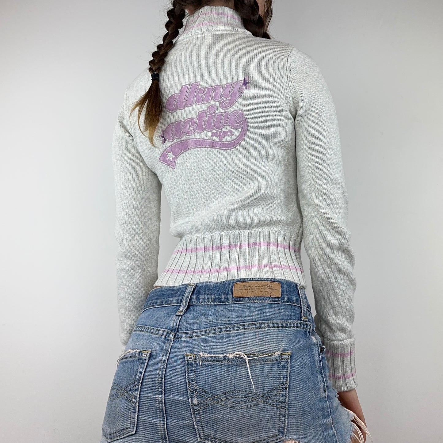 DKNY Active Knit Zip Up