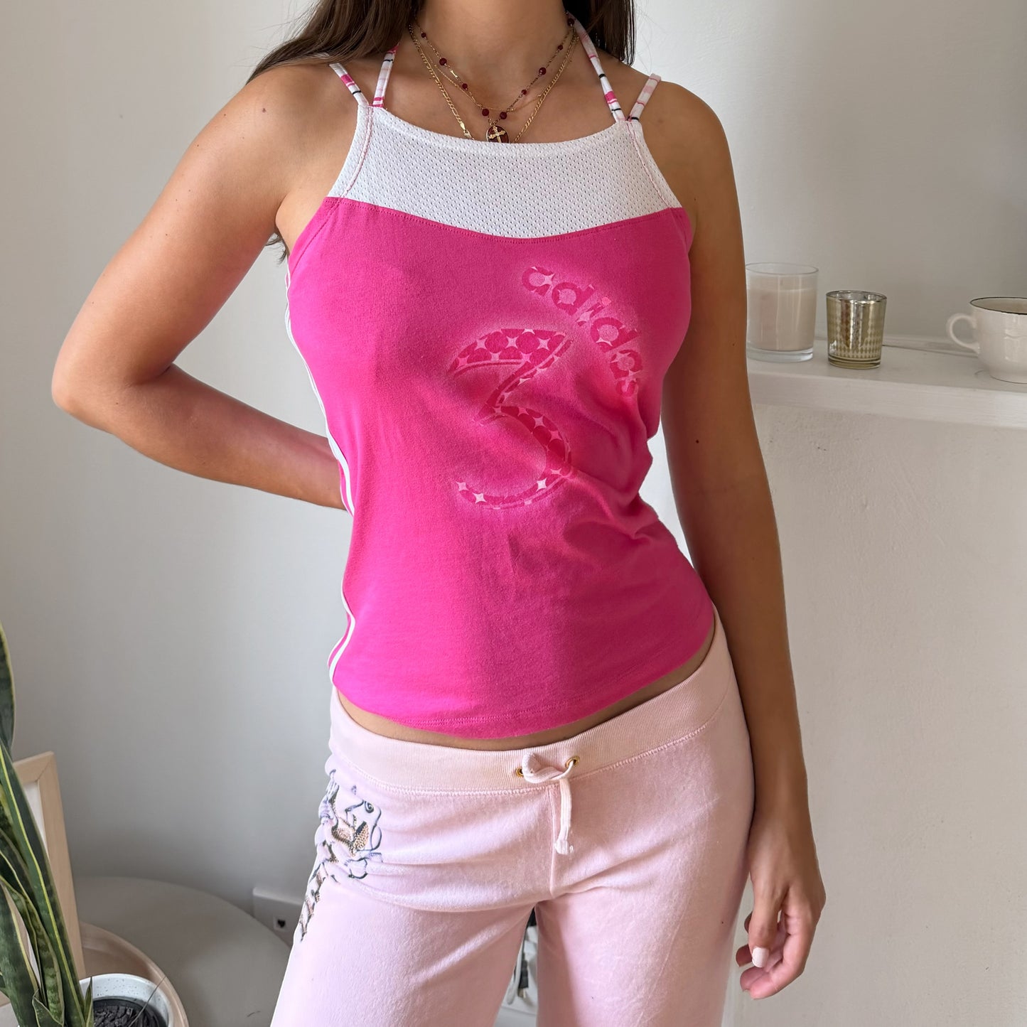 Adidas Vintage Pink Halter