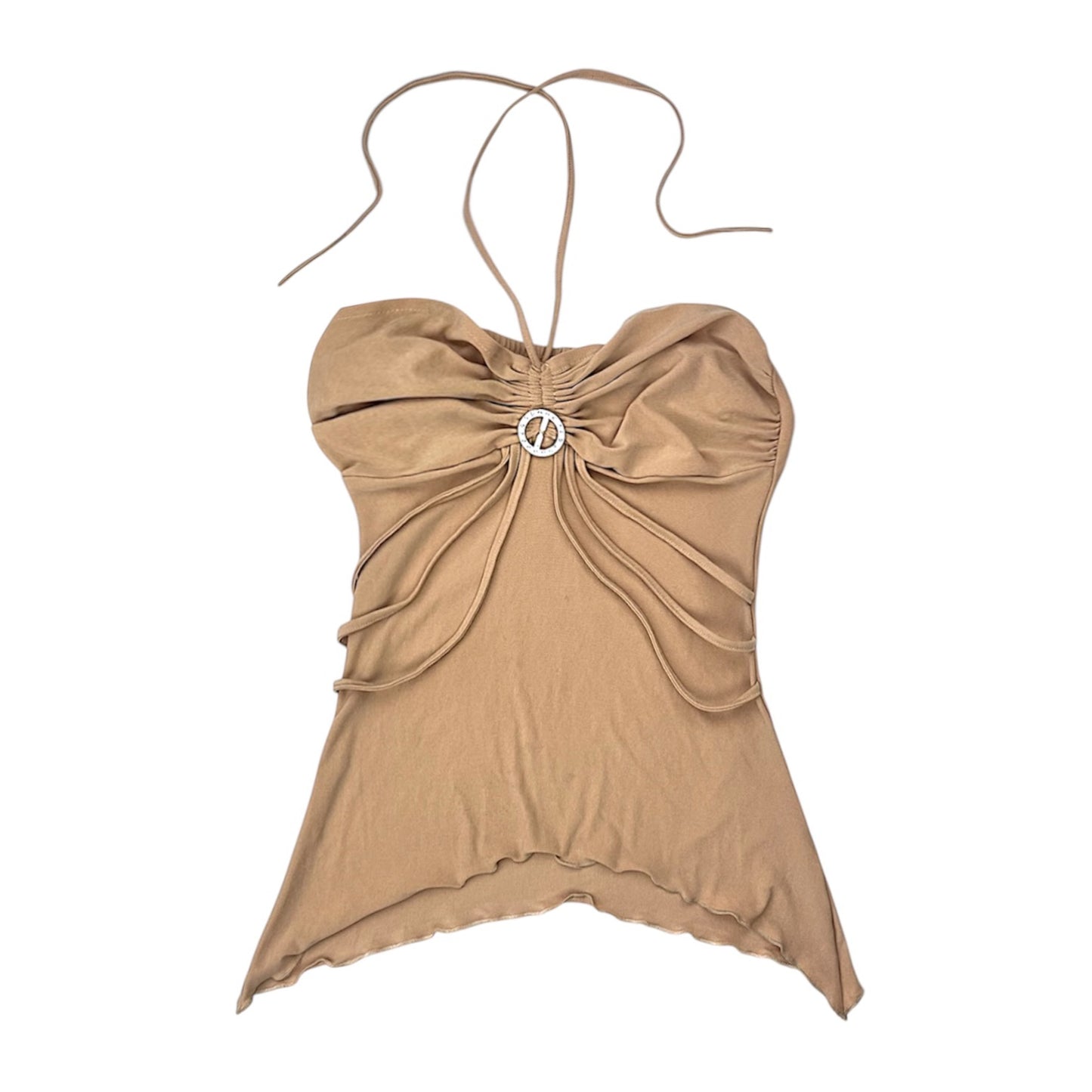 Tan Strappy Halter