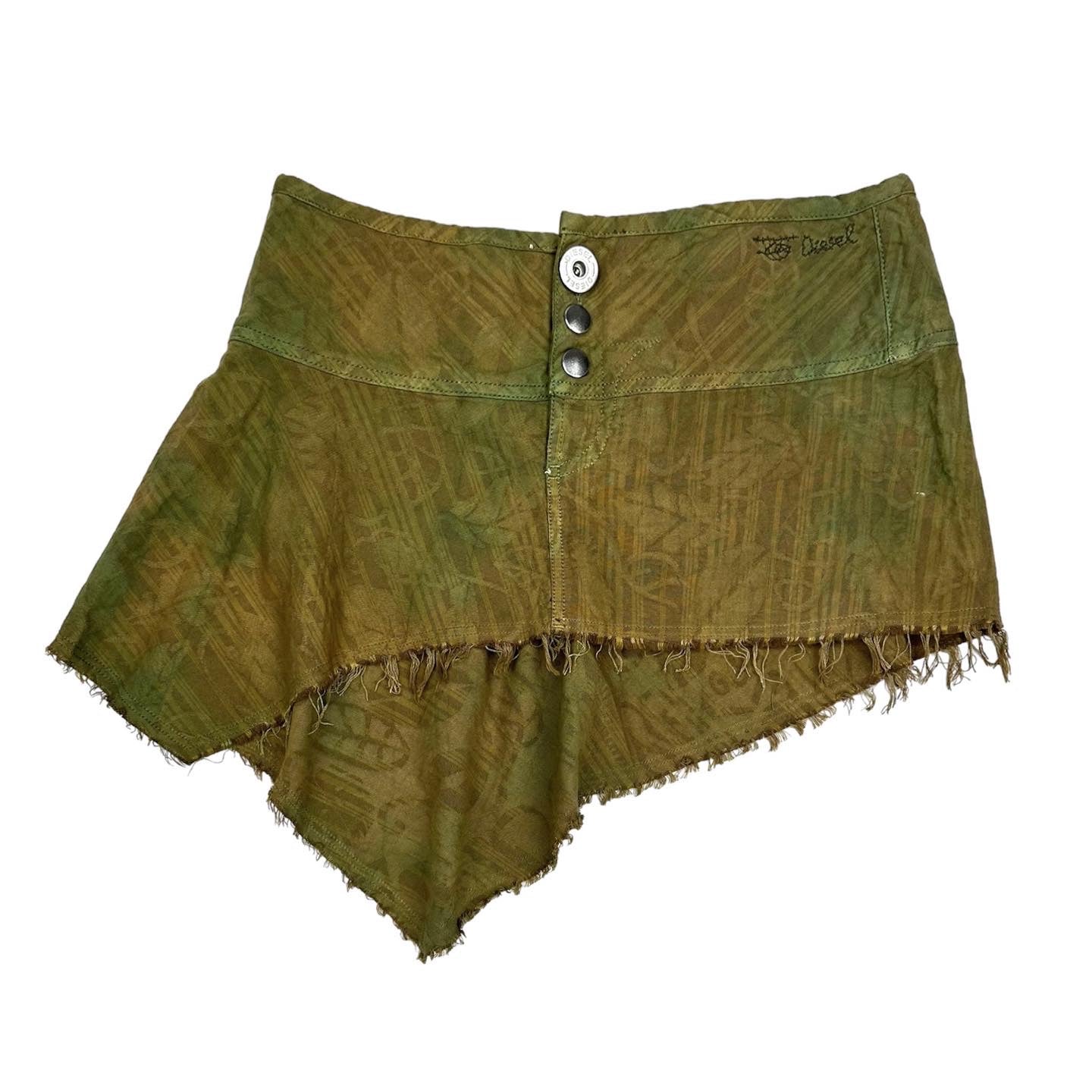 Diesel Asymmetric Fairy Mini Skirt
