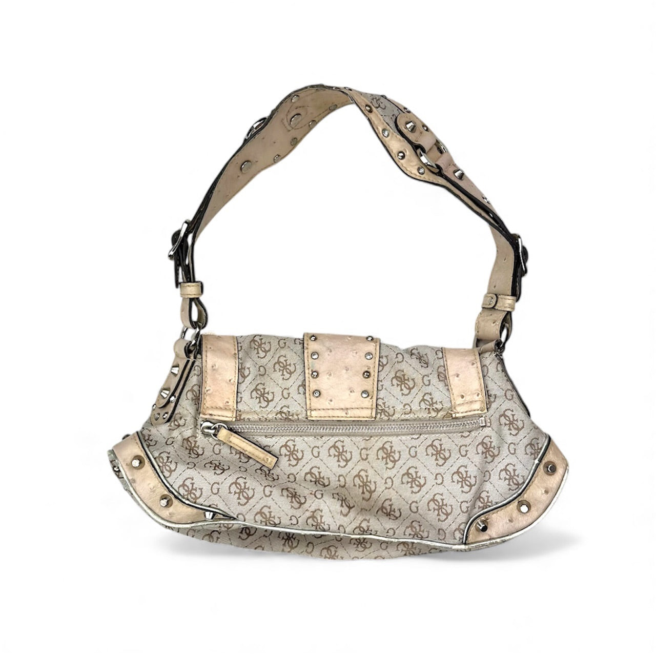 Guess Monogram Leather Bag