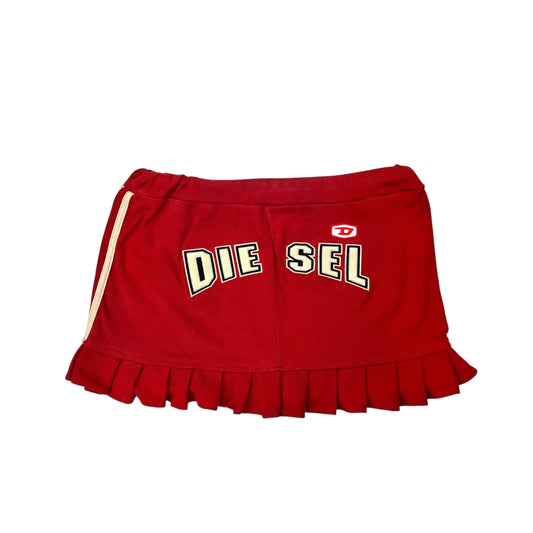 Diesel Red Mini Skirt