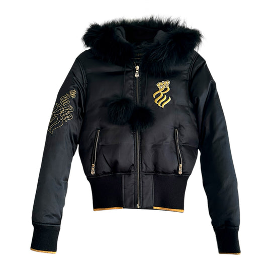 Rocawear Black Fur Trim Puffer