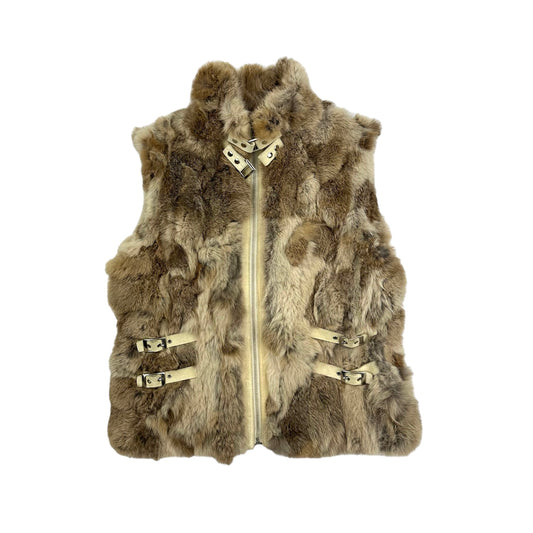 Genuine Fur Buckle Vest