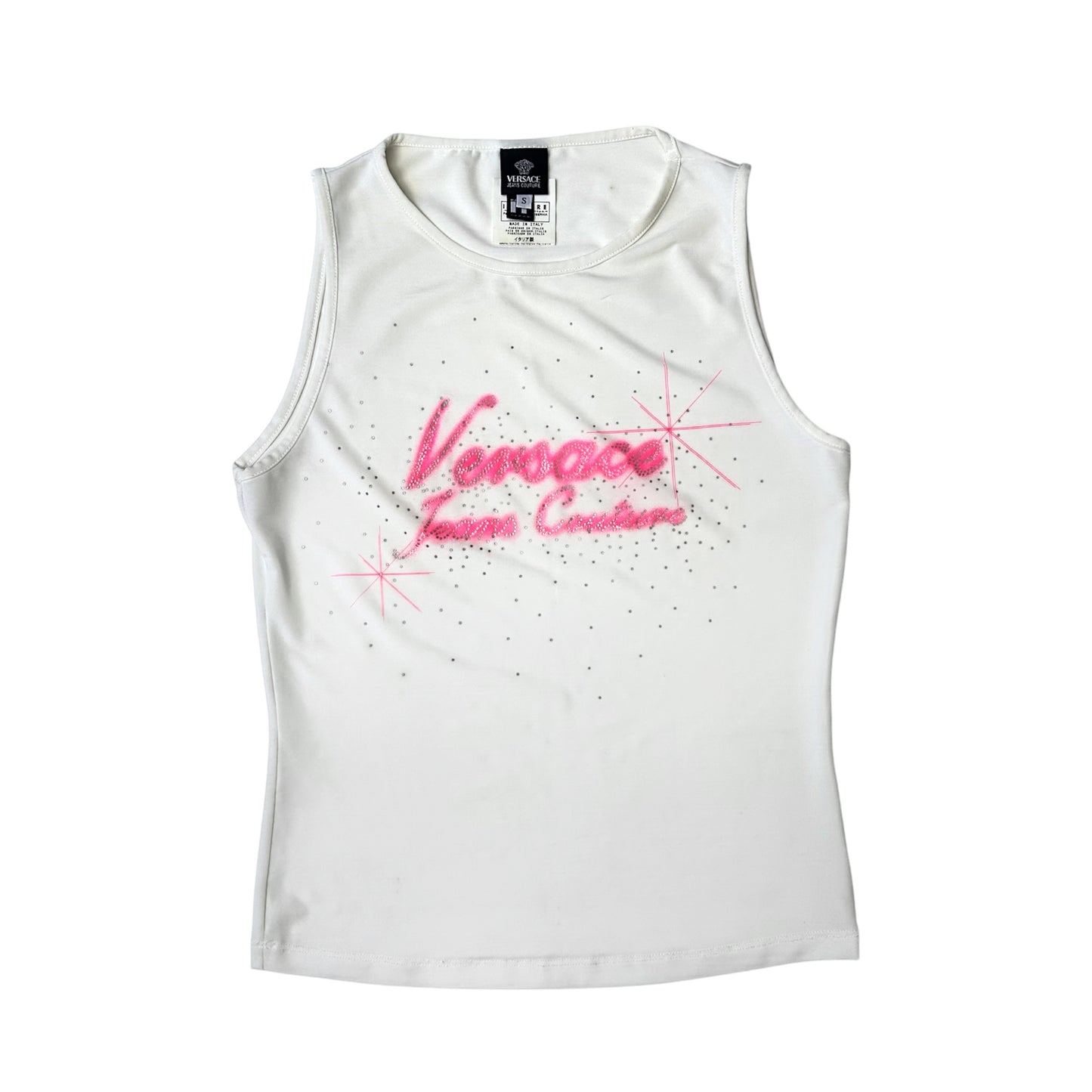 Versace Jeans Couture Pink Graphic Tank