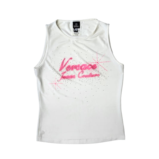 Versace Jeans Couture Pink Graphic Tank