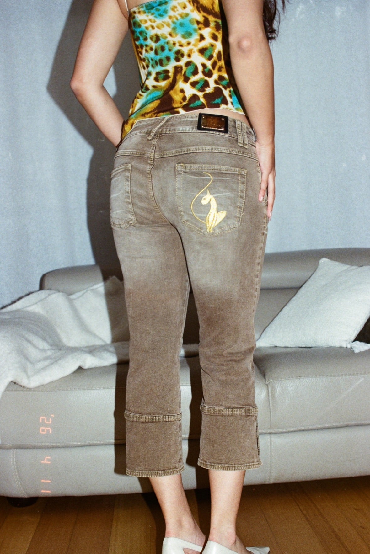 Baby Phat Brown Denim Capris