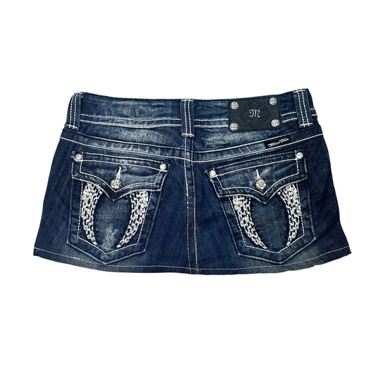 Miss Me Rhinestone Wings Skirt