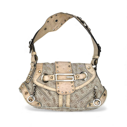 Guess Monogram Leather Bag
