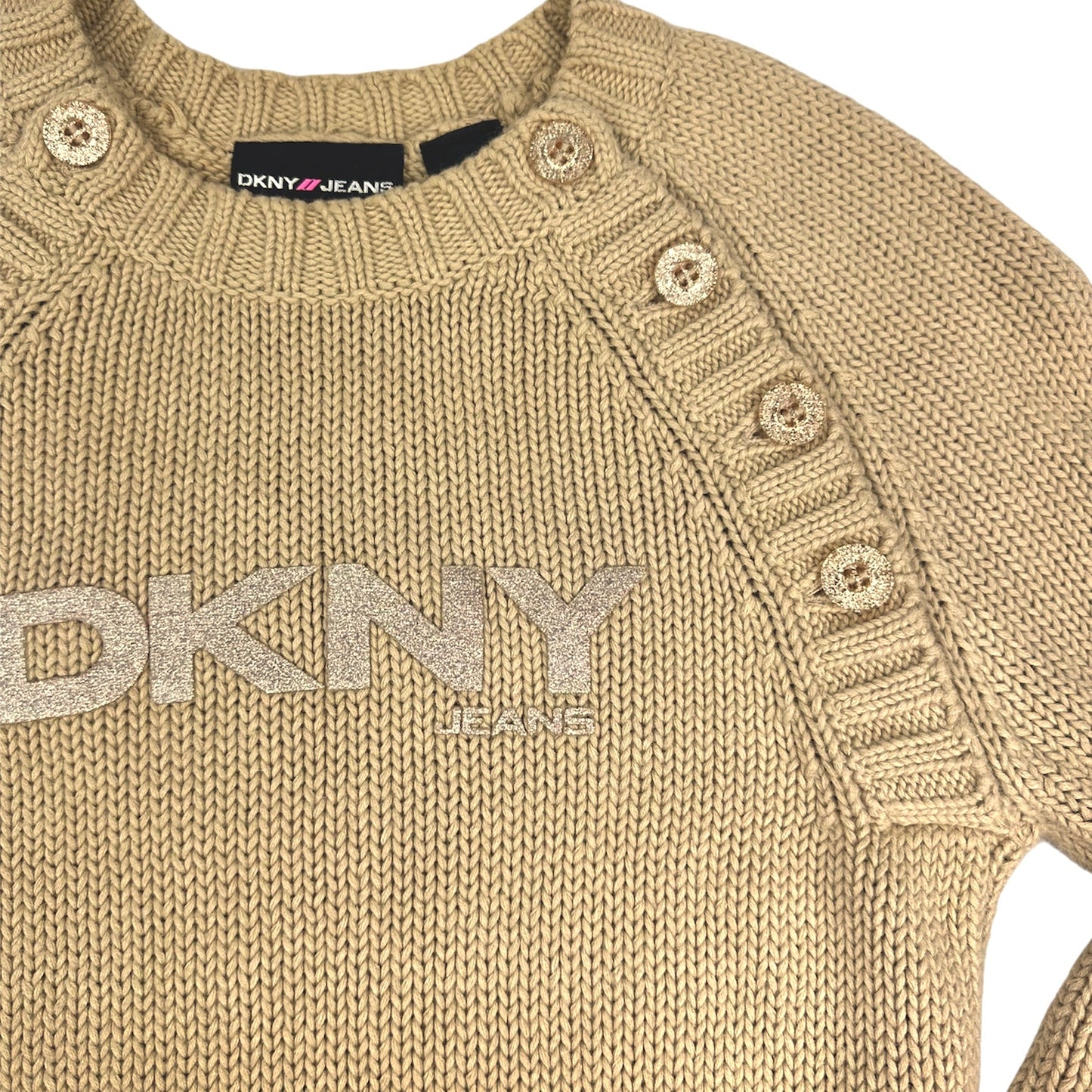 DKNY Cropped Ribbed Knit