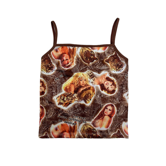 Tiger Pin Up Chick Tank