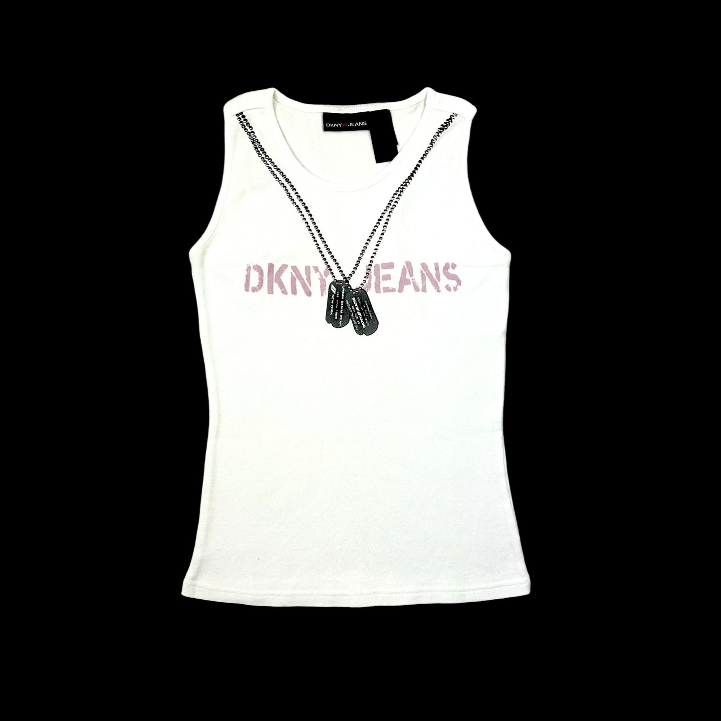 DKNY Jeans Chain Print Tank