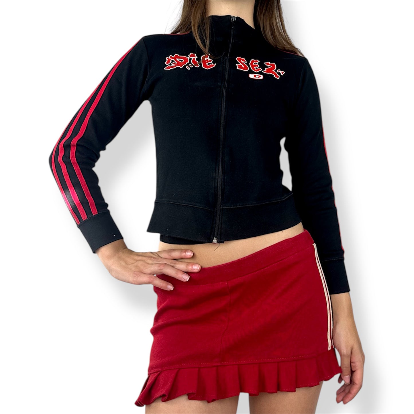Diesel Red Mini Skirt