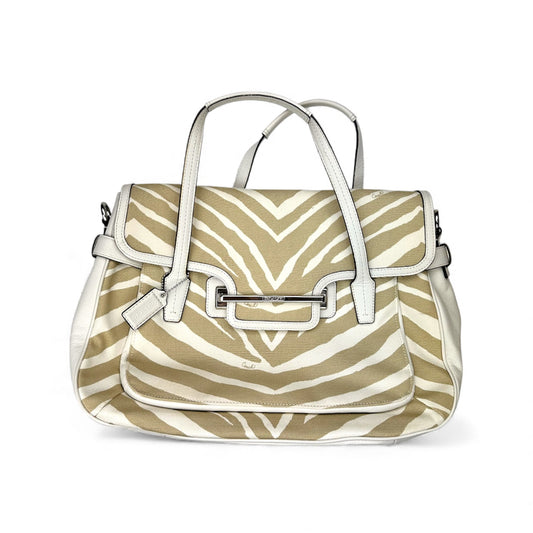 Coach Zebra Pattern Bag
