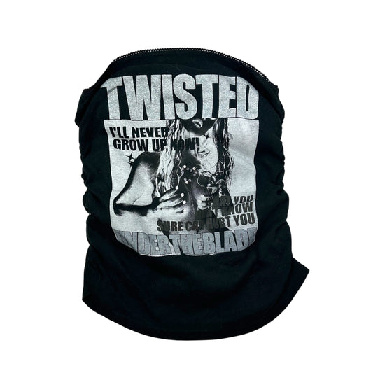 Twisted Graphic Tube Top