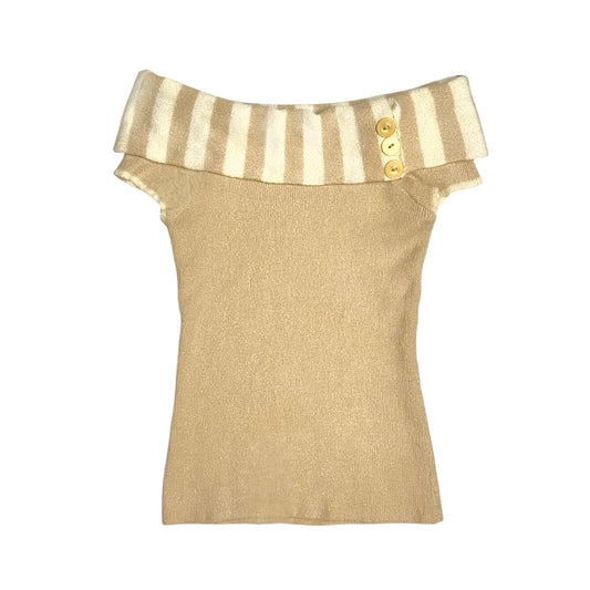 Off Shoulder Knit Top