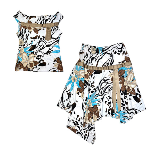 Tiger & Flower Print Set