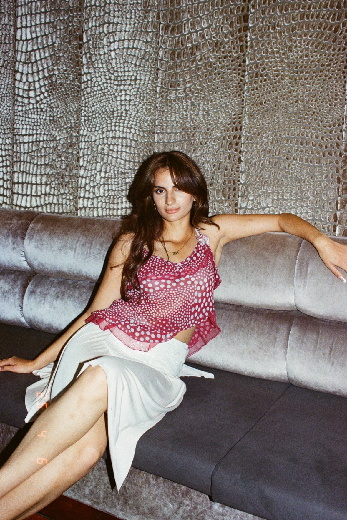Dreamy Polka Dot Butterfly Cami
