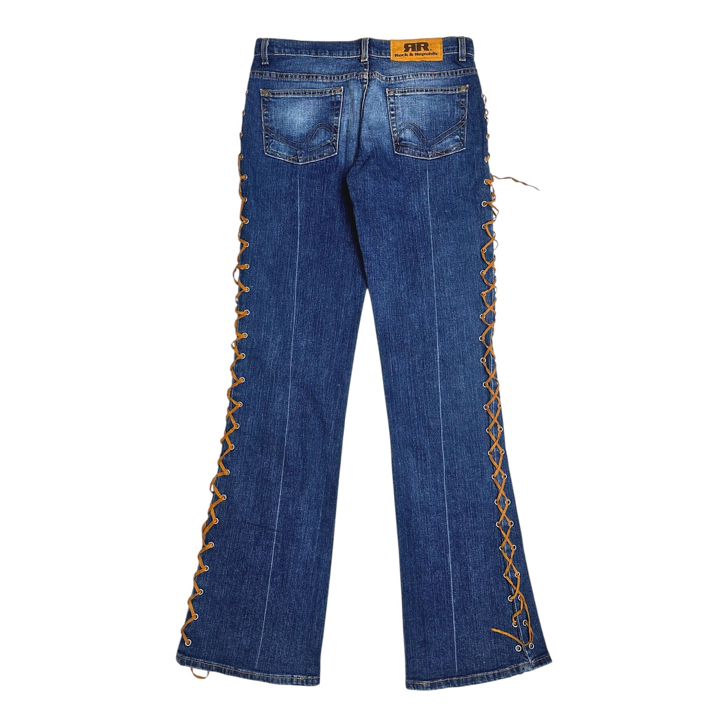 Rock & Republic Tie Up Jeans