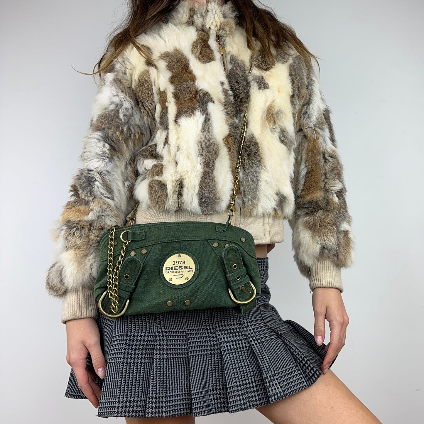 Diesel Chain Cross Body Bag