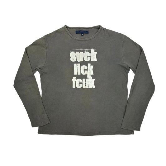 Suck Lick FCUK long sleeve