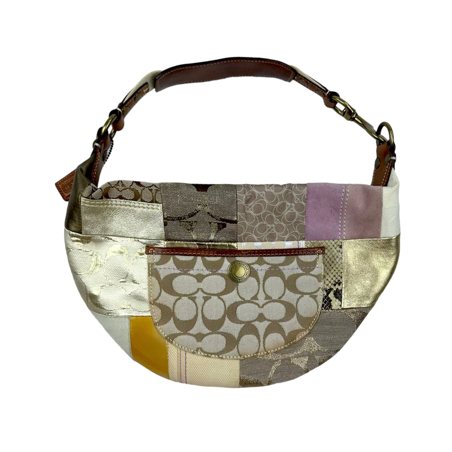Coach Pink Gold Bag