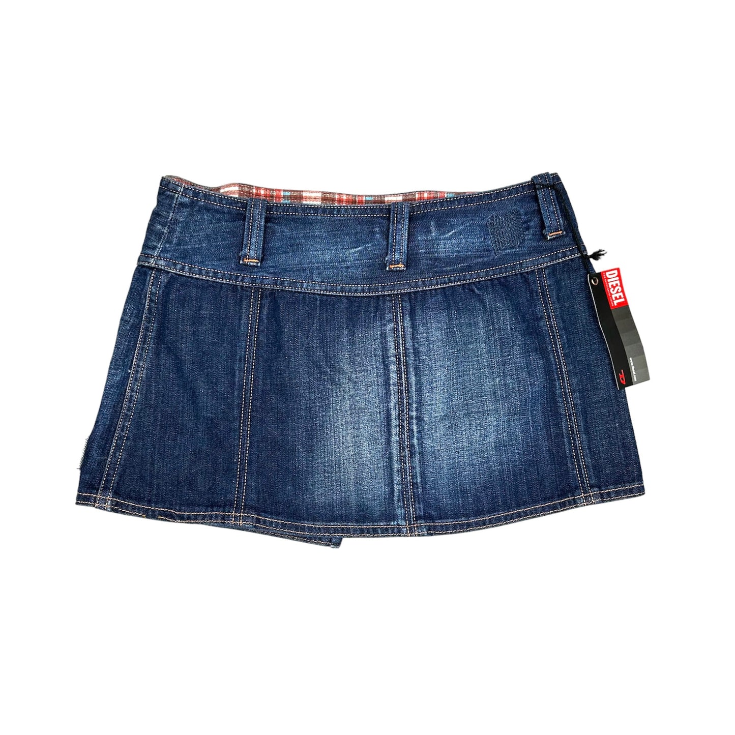 Diesel Denim Cargo Mini Skirt