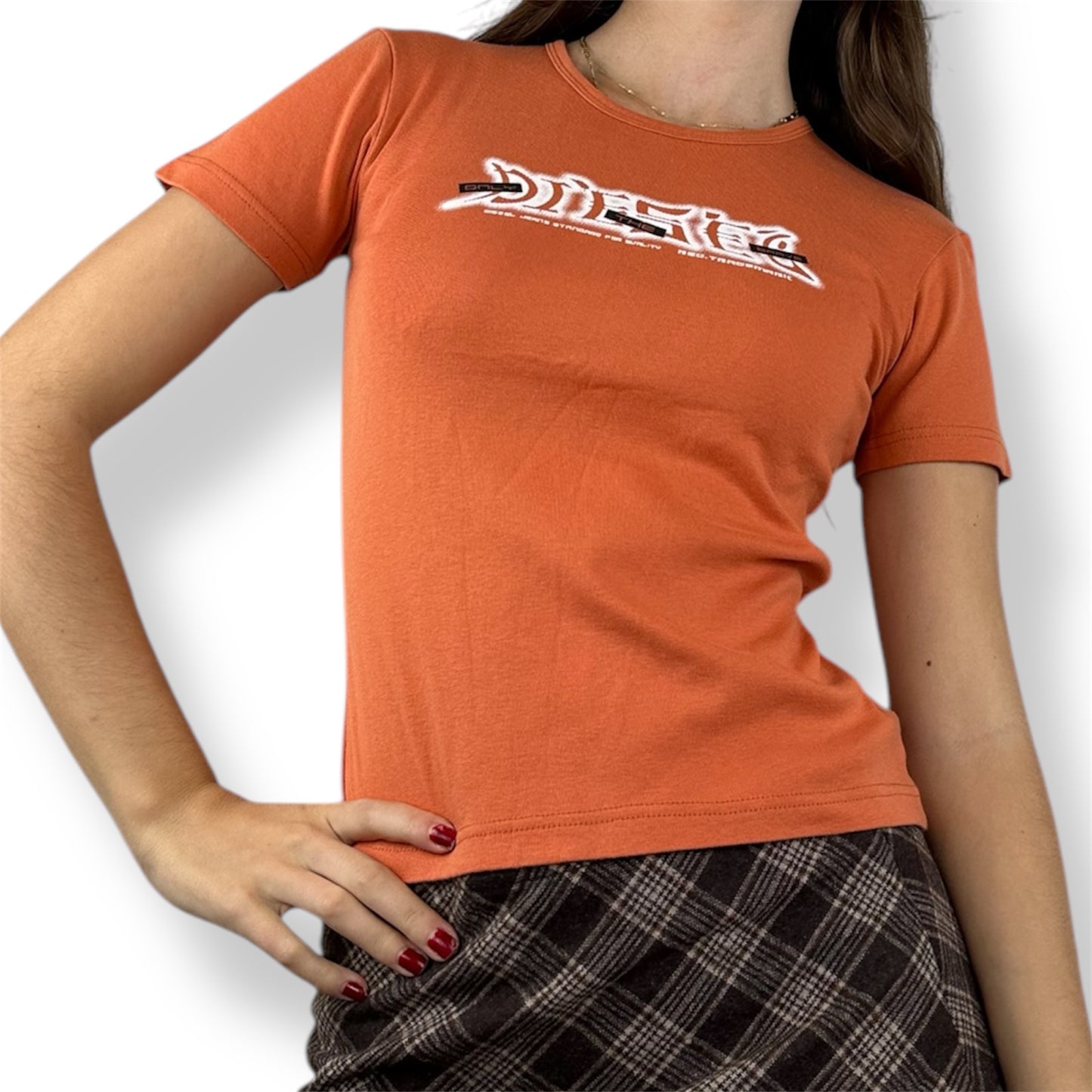 Diesel Logo Baby Tee