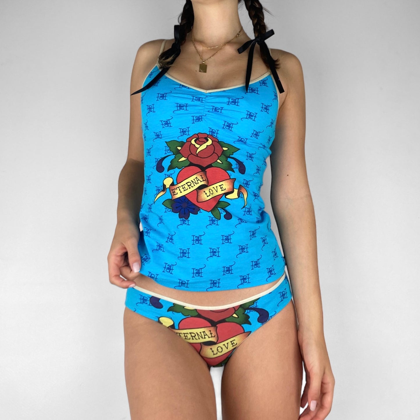 Deadstock Ed Hardy Tank + Panties Set