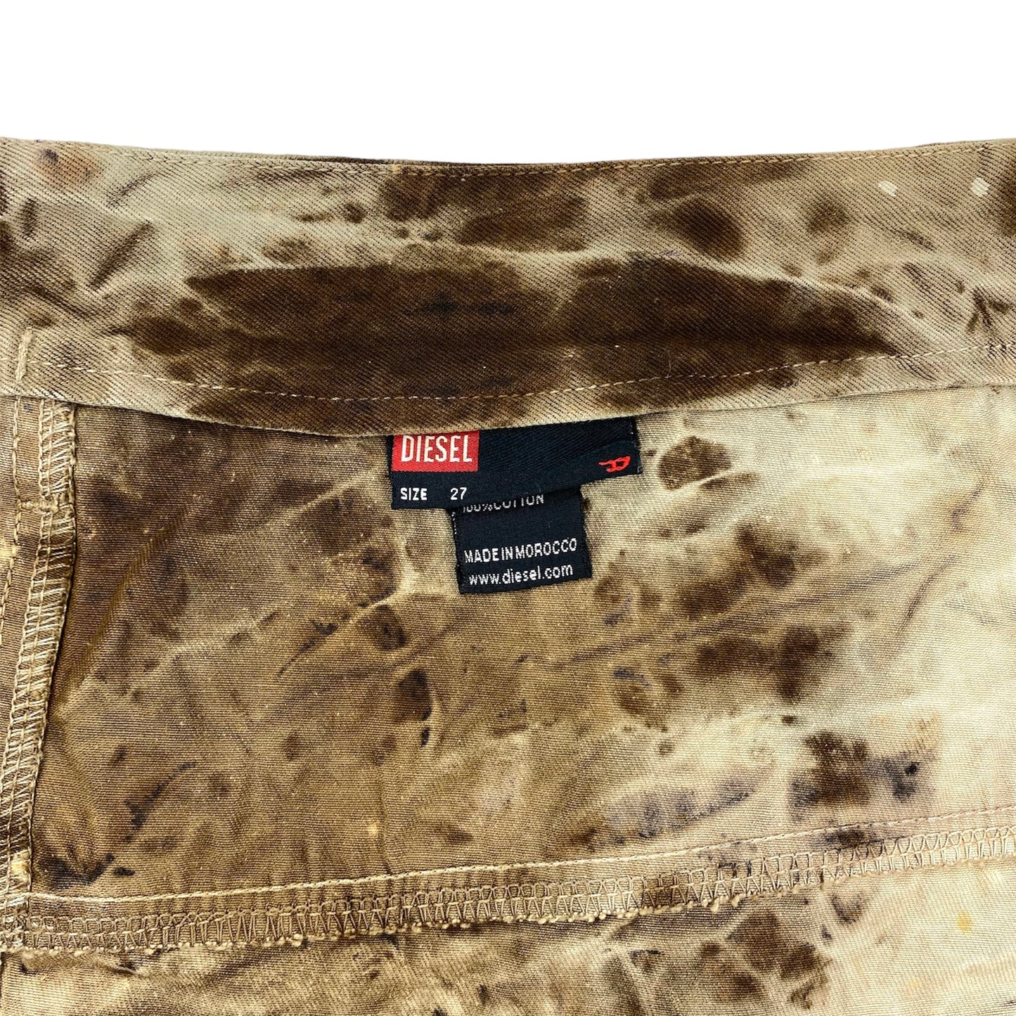 Diesel Dyed Buckle Mini Skirt