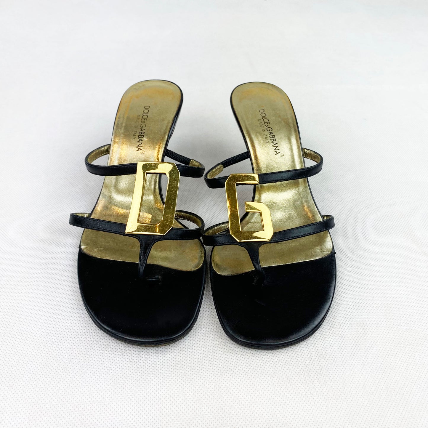 Dolce & Gabbana Gold Heels