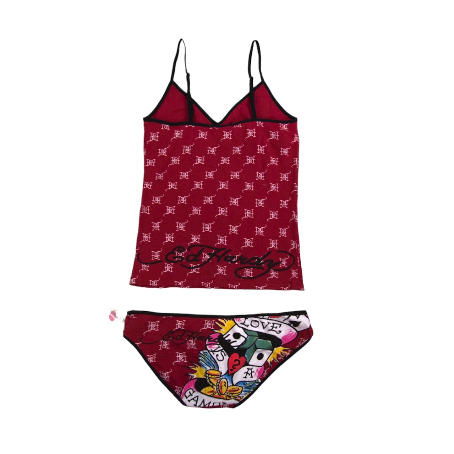 Deadstock Ed Hardy Tank + Panties Set