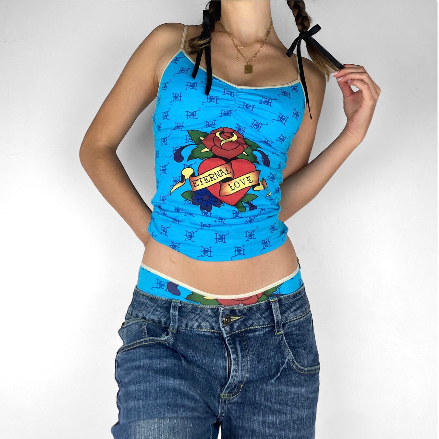Deadstock Ed Hardy Tank + Panties Set