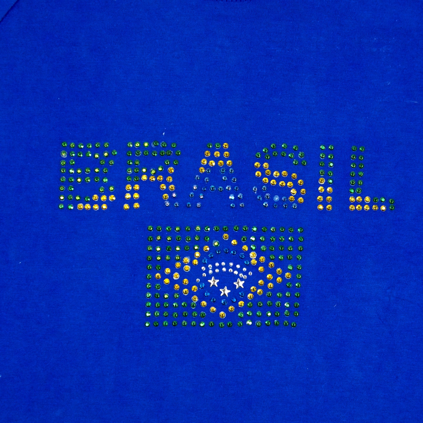 Brazil Rhinestone Baby Tee