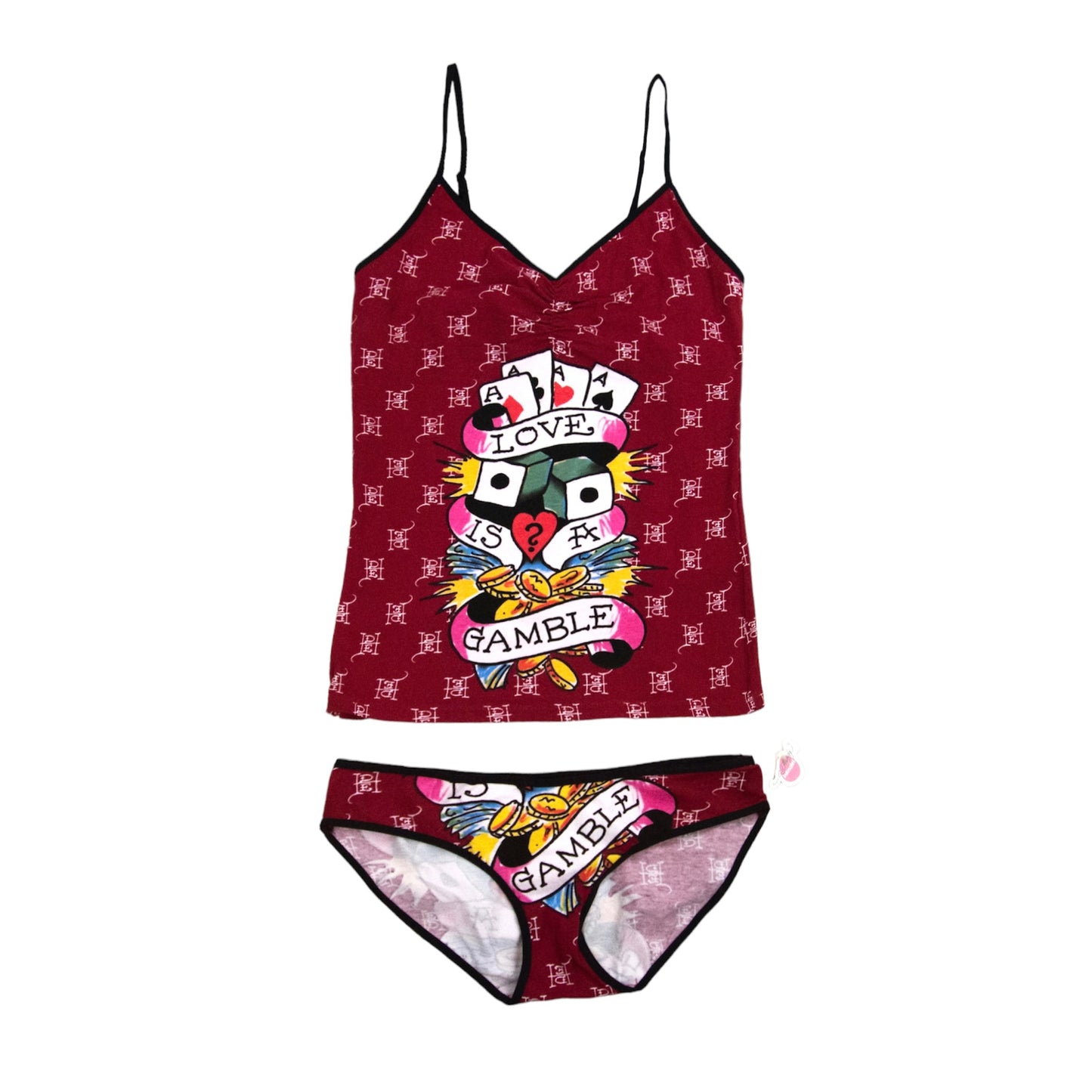 Deadstock Ed Hardy Tank + Panties Set
