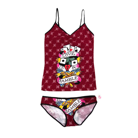 Deadstock Ed Hardy Tank + Panties Set