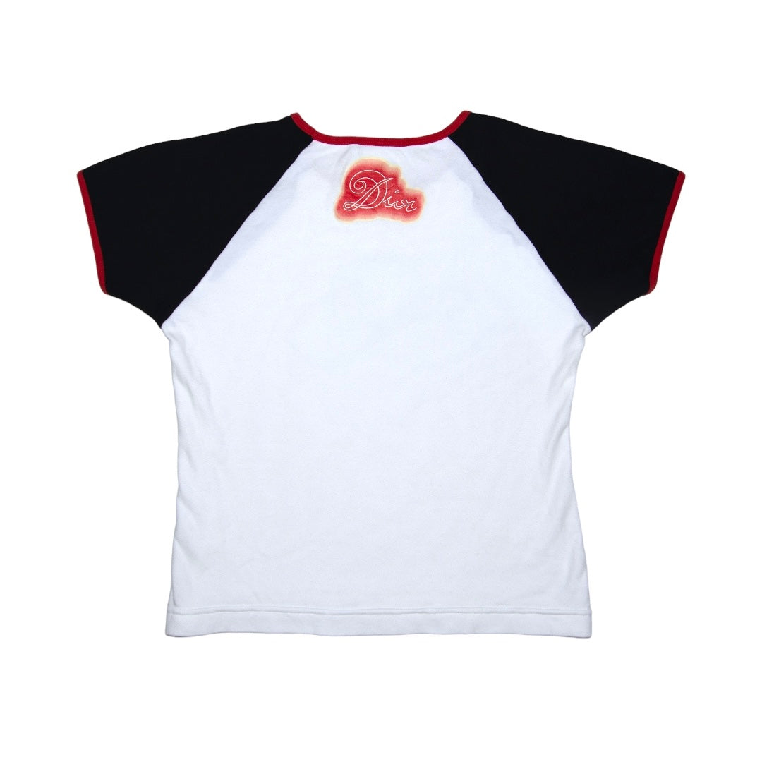 Christian Dior Cowboy Hat Graphic Baby Tee